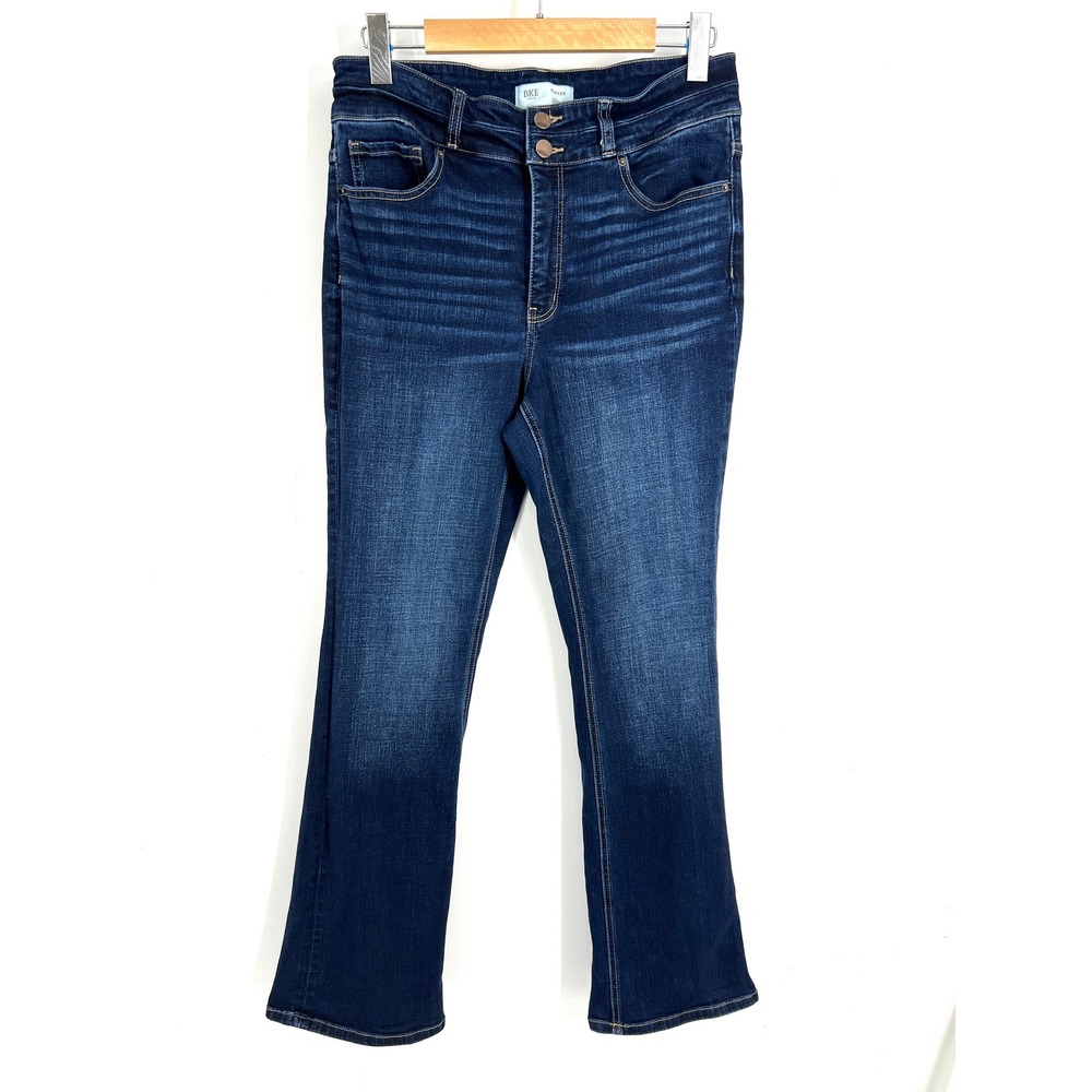 BKE Parker High Rise Tailored Bootcut‎ Jeans Dark Wash Womens 30x32 BGK151R